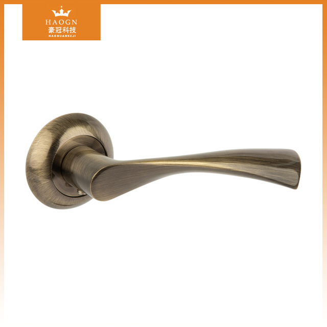 Aluminium Door Handle On Rosette