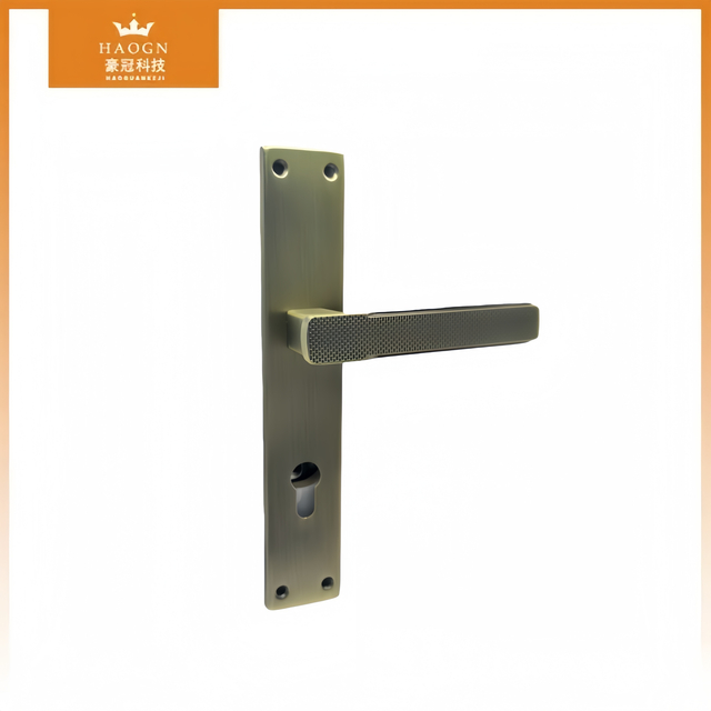 Hot Sale Superior Quality Indoor Door Knob Handle With Steel Plate Mute Aluminum Alloy Lock Mortse lock Set at A Cheap Price