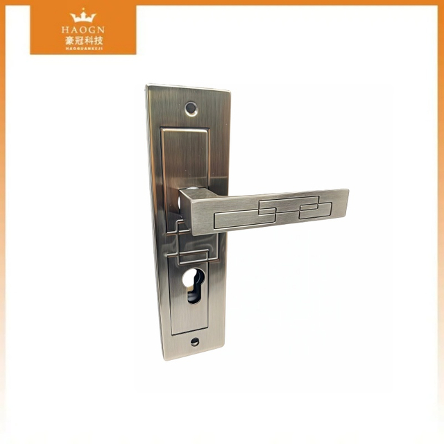 Classical Door Lock Key Lockset, 58mm Hole Distance New Design Door Locks Mortise Cylinder Lockset Door Lock