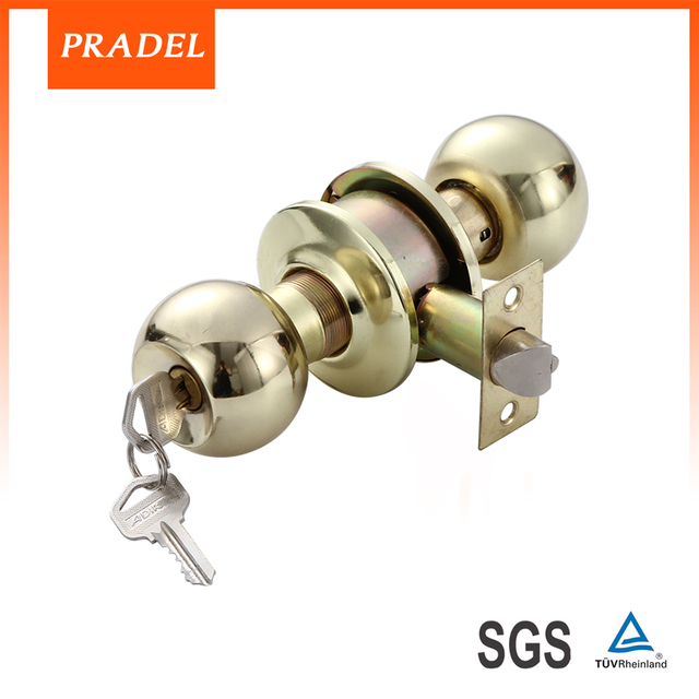 Combo Locket Dead Bolt Single Open Door Lock Handle Privacy Door Lock Storage Room Bathroom Keyless Door Knobs Interior Privacy 587 PB -ET