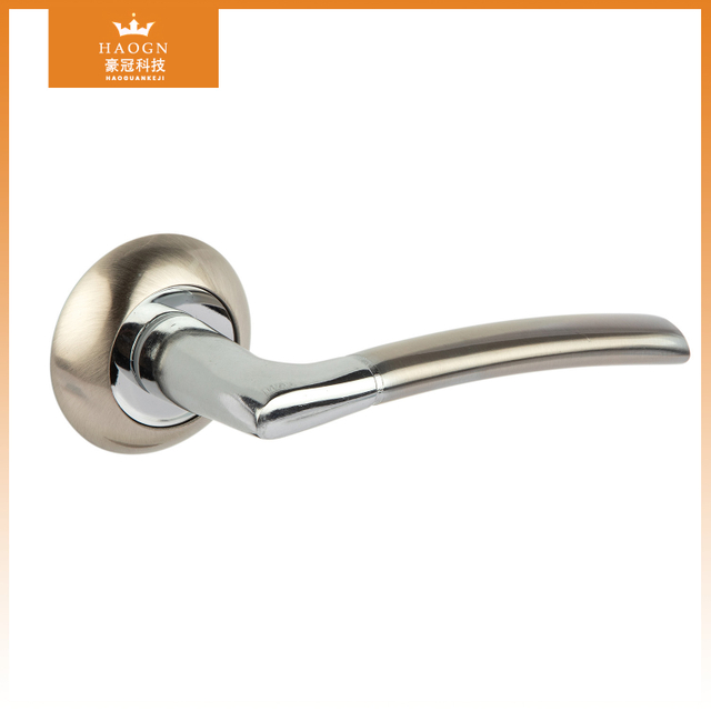 Aluminium Door Handle On Rosette