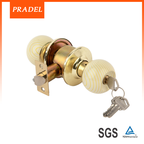 Premium Quality Round Lock Wooden Door Lock Cylindrical Lock Double Sided Room Door Lock 587 oven knob 
