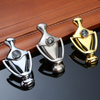 Classic Stainless Steel Rose Door Handle Lock Knobs Handle Door Knocker Handle with Pulling Antique Finish